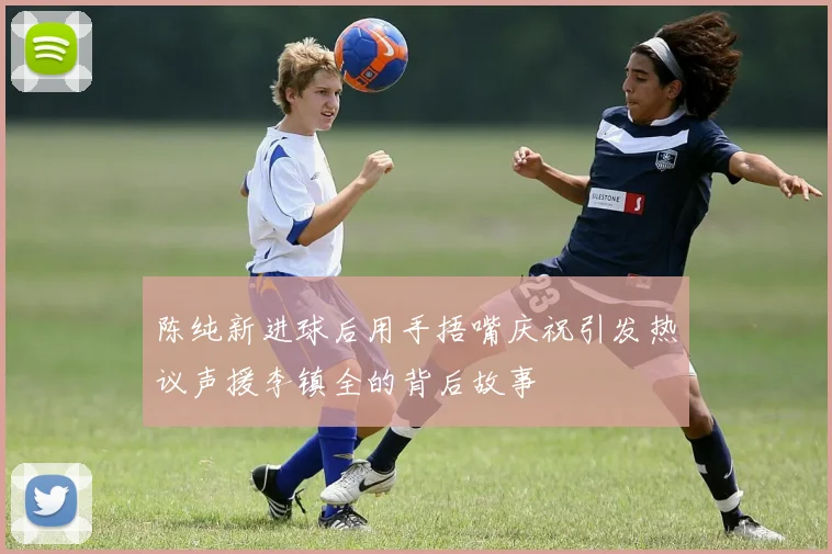 陈纯新进球后用手捂嘴庆祝引发热议声援李镇全的背后故事